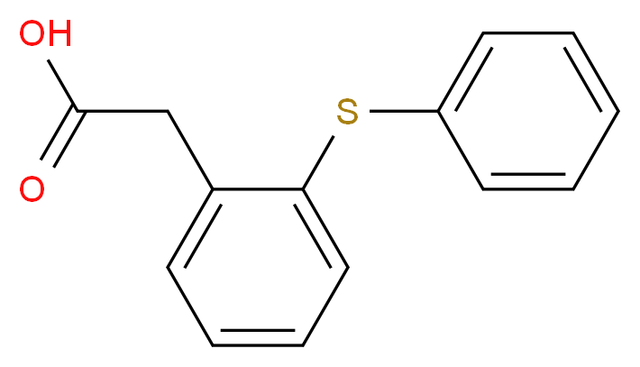 2-[2-(Phenylthio)phenyl]acetic acid_分子结构_CAS_1527-17-9)