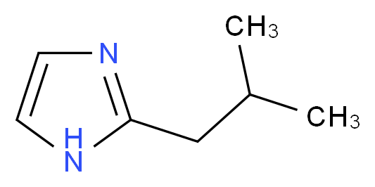 2-(2-methylpropyl)-1H-imidazole_分子结构_CAS_61491-92-7