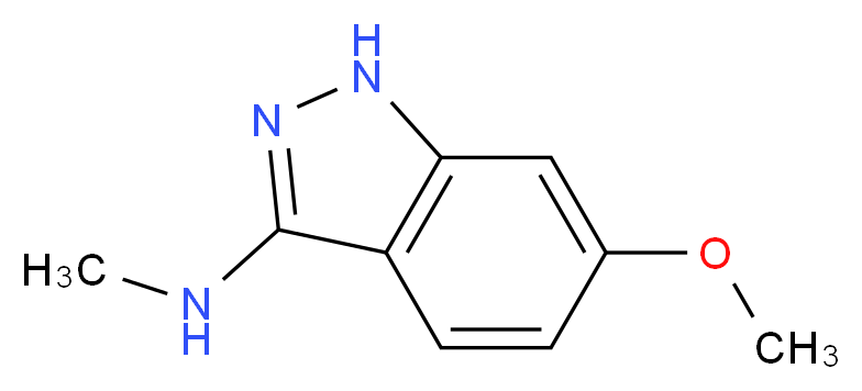 6-METHOXY-1H-INDAZOL-3-YL-METHYLAMINE_分子结构_CAS_885271-66-9)