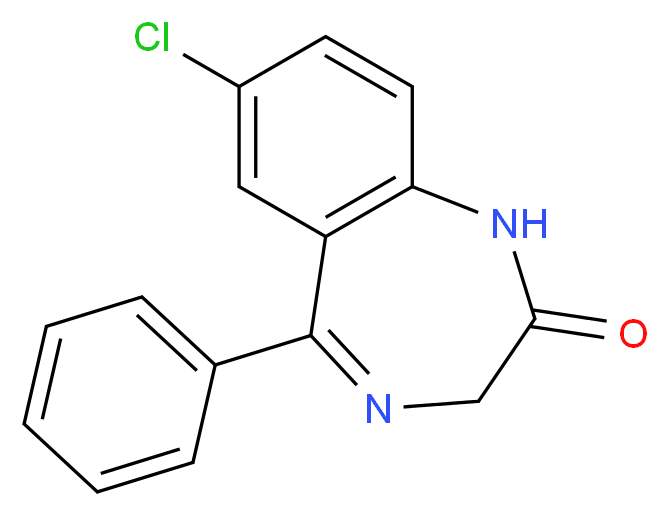 Nordazepam_分子结构_CAS_1088-11-5)