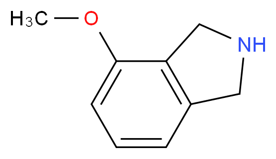 4-methoxy-2,3-dihydro-1H-isoindole_分子结构_CAS_127168-73-4