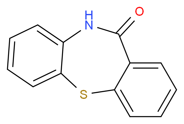 10,11-Dihydro-11-oxodibenzo[b,f][1,4]thiazepine_分子结构_CAS_3159-07-7)