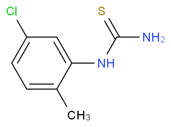 1-(5-Chloro-2-methylphenyl)-2-thiourea_分子结构_CAS_72806-61-2)