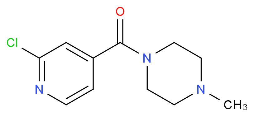 1-(2-chloroisonicotinoyl)-4-methylpiperazine_分子结构_CAS_612487-28-2)