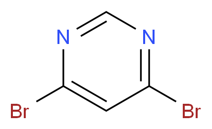 4,6-Dibromopyrimidine_分子结构_CAS_36847-10-6)