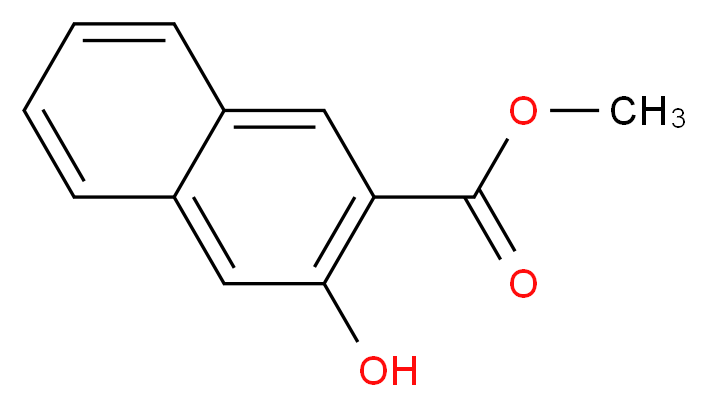 methyl 3-hydroxynaphthalene-2-carboxylate_分子结构_CAS_883-99-8