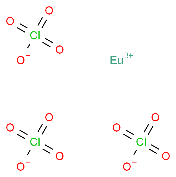 europium(3+) ion triperchlorate_分子结构_CAS_13537-22-9