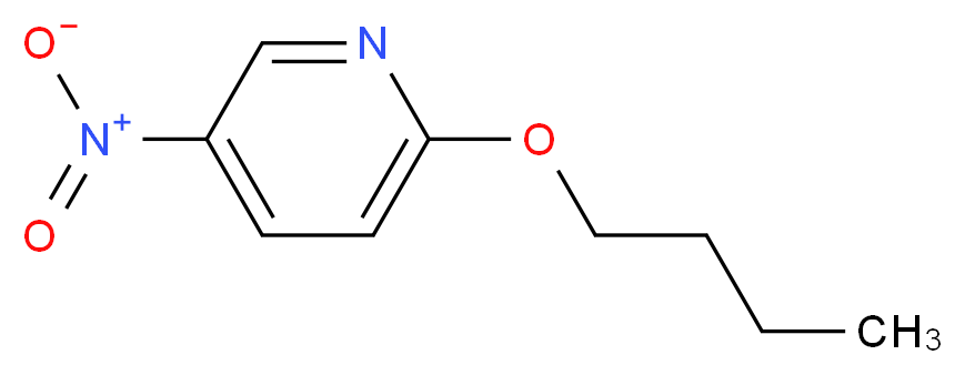 2-butoxy-5-nitropyridine_分子结构_CAS_6627-95-8