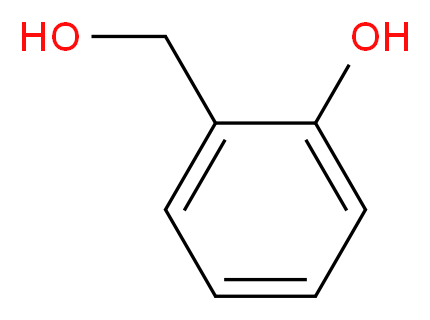 2-(Hydroxymethyl)phenol_分子结构_CAS_90-01-7)