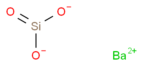 barium(2+) ion oxosilanebis(olate)_分子结构_CAS_13255-26-0