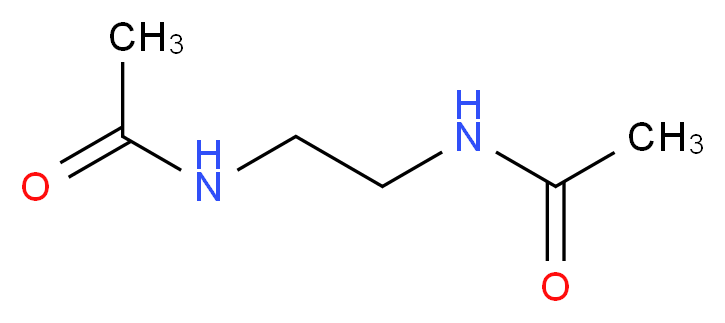 N-(2-acetamidoethyl)acetamide_分子结构_CAS_871-78-3