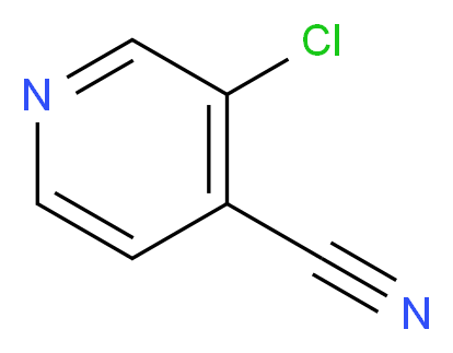 3-氯-4-氰吡啶_分子结构_CAS_68325-15-5)