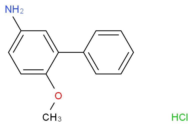 4-methoxy-3-phenylaniline hydrochloride_分子结构_CAS_92028-21-2