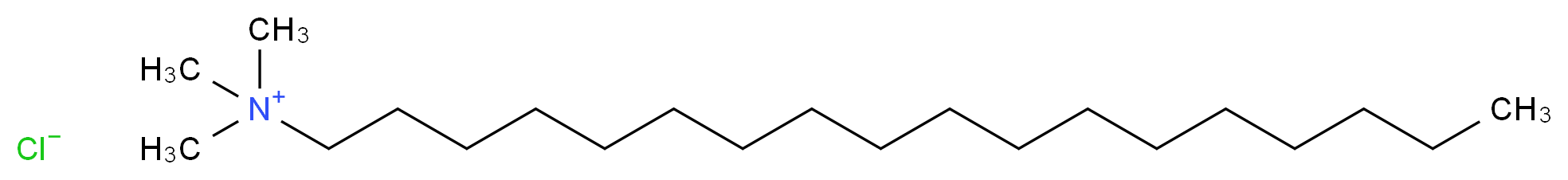 trimethyl(octadecyl)azanium chloride_分子结构_CAS_112-03-8