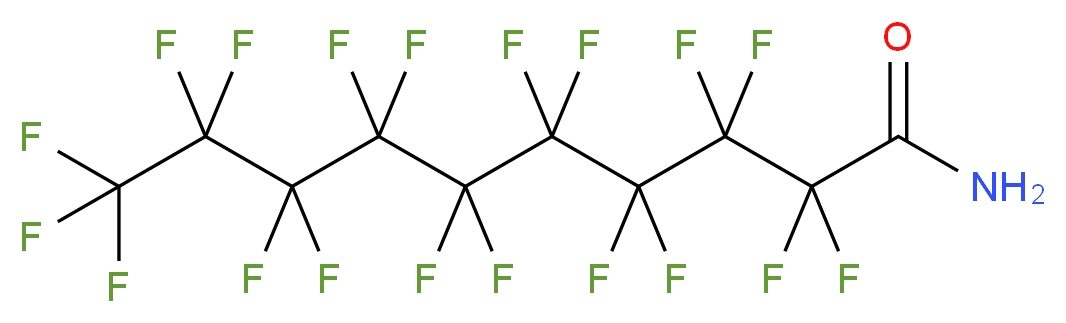 nonadecafluorodecanamide_分子结构_CAS_307-40-4