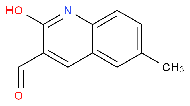 2-hydroxy-6-methylquinoline-3-carbaldehyde_分子结构_CAS_101382-53-0)