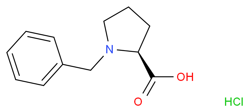 N-Benzyl-(S)-proline Hydrochloride_分子结构_CAS_92086-93-6)