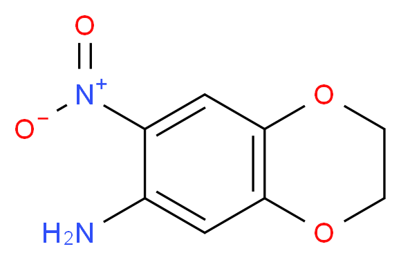 7-Nitro-2,3-dihydro-benzo[1,4]dioxin-6-ylamine_分子结构_CAS_62140-78-7)