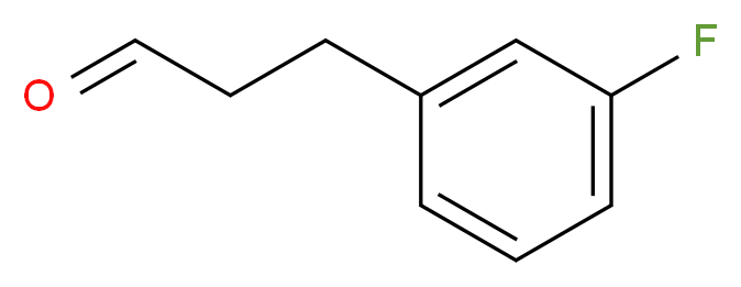 3-(3-FLUORO-PHENYL)-PROPIONALDEHYDE_分子结构_CAS_245070-85-3)