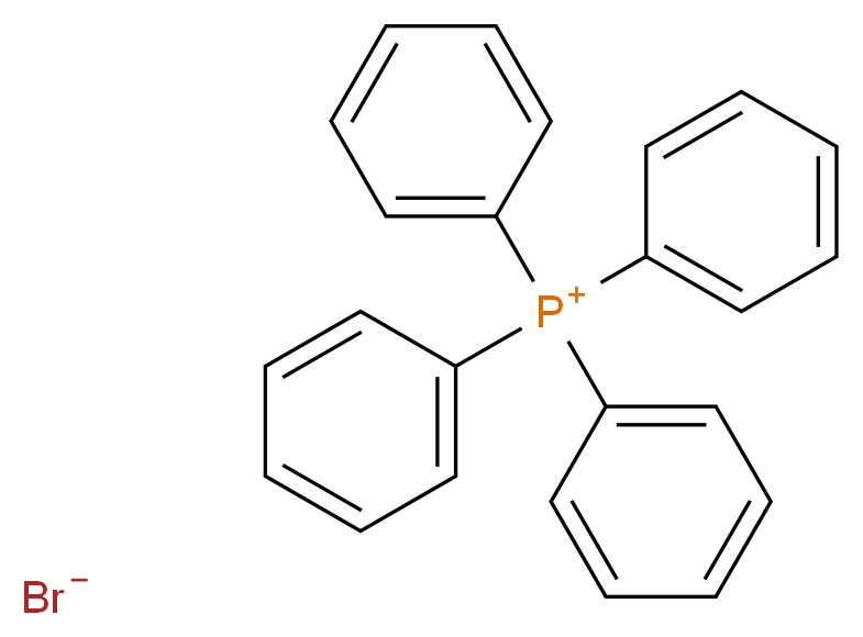 tetraphenylphosphanium bromide_分子结构_CAS_2751-90-8