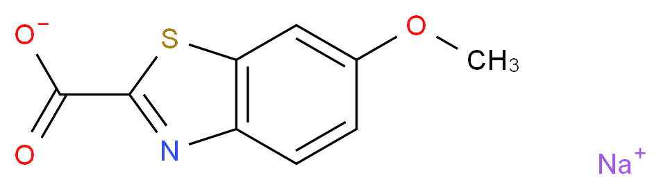 6-Methoxybenzothiazole-2-carboxylic acid anion sodium salt_分子结构_CAS_946-13-4)