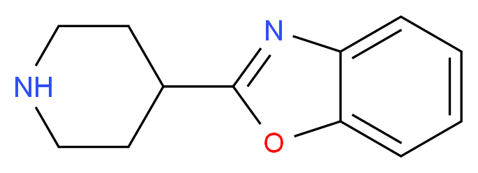 2-(piperidin-4-yl)benzo[d]oxazole_分子结构_CAS_51784-03-3)
