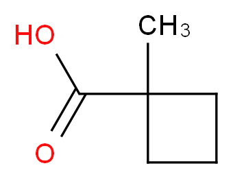 1-methylcyclobutane-1-carboxylic acid_分子结构_CAS_)