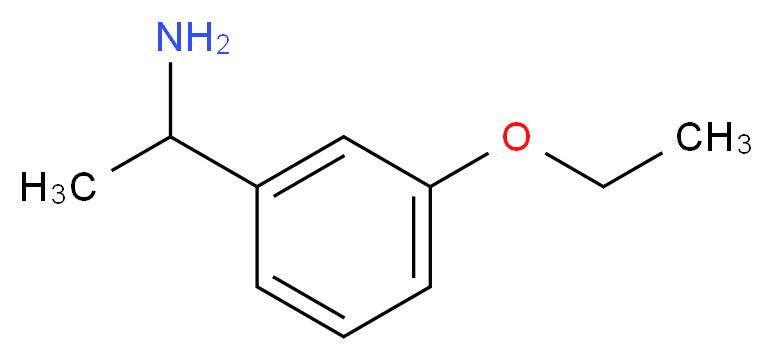 1-(3-Ethoxyphenyl)ethanamine_分子结构_CAS_603945-50-2)