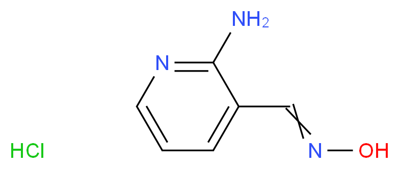 3-[(hydroxyimino)methyl]pyridin-2-amine hydrochloride_分子结构_CAS_653584-65-7