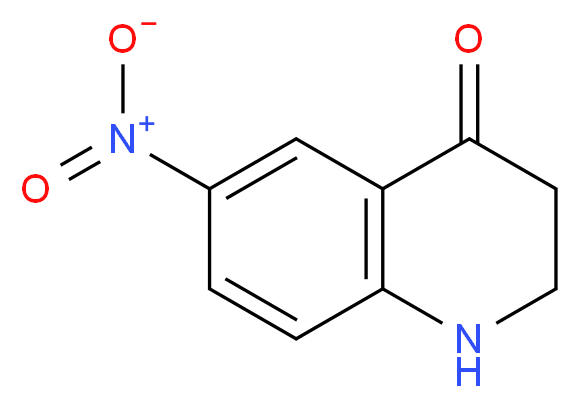 6-NITRO-2,3-DIHYDROQUINOLIN-4(1H)-ONE_分子结构_CAS_57445-29-1)