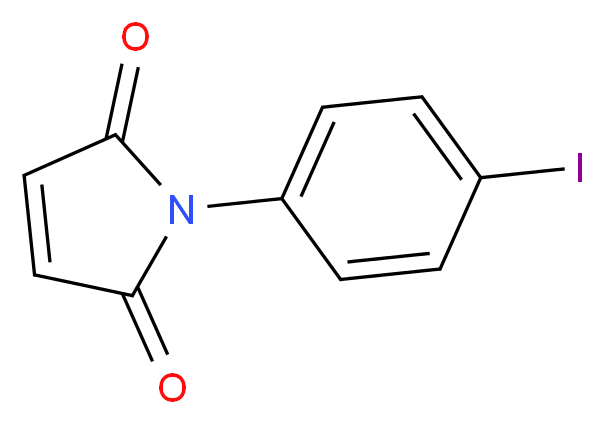 1-(4-iodophenyl)-2,5-dihydro-1H-pyrrole-2,5-dione_分子结构_CAS_65833-01-4