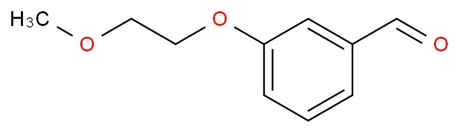 3-(2-methoxyethoxy)benzaldehyde_分子结构_CAS_)