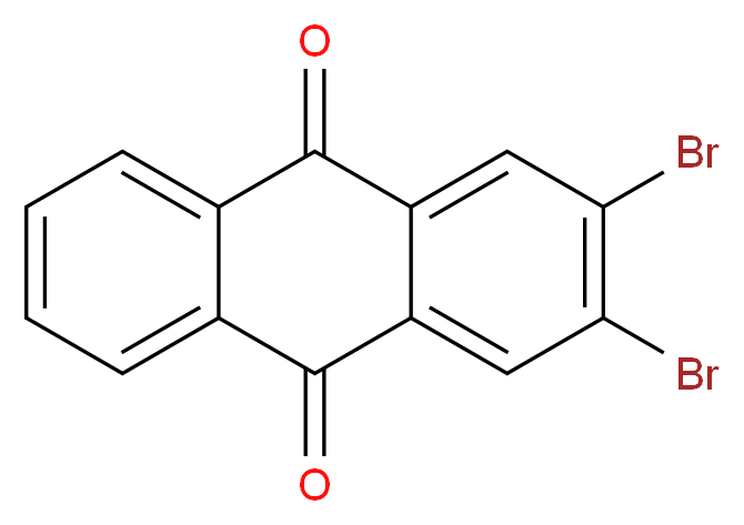 2,3-dibromo-9,10-anthracenedione_分子结构_CAS_633-68-1)
