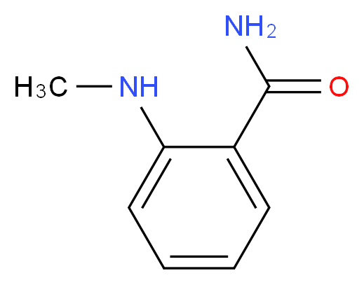 2-(methylamino)benzamide_分子结构_CAS_7505-81-9)