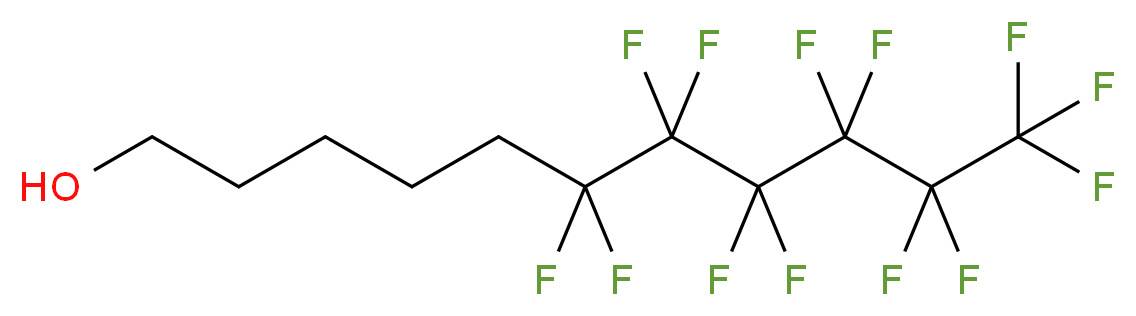 6,6,7,7,8,8,9,9,10,10,11,11,11-tridecafluoroundecan-1-ol_分子结构_CAS_134052-02-1