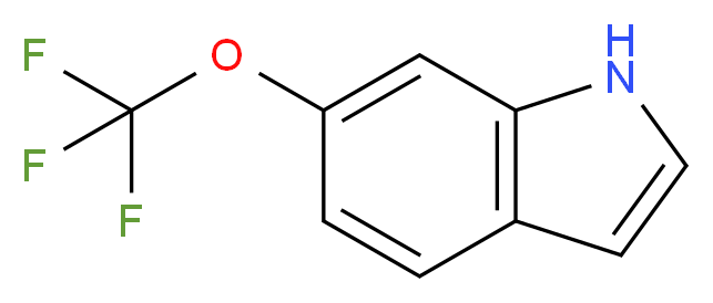 6-(trifluoromethoxy)-1H-indole_分子结构_CAS_467451-91-8