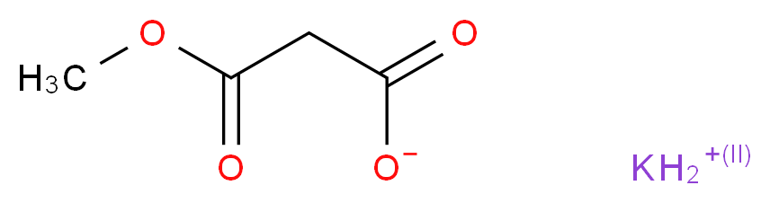 potassium 3-methoxy-3-oxopropanoate_分子结构_CAS_38330-80-2)