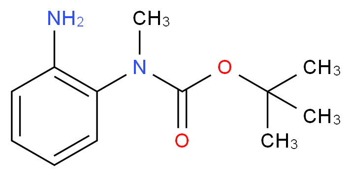 tert-butyl N-(2-aminophenyl)-N-methylcarbamate_分子结构_CAS_885270-83-7