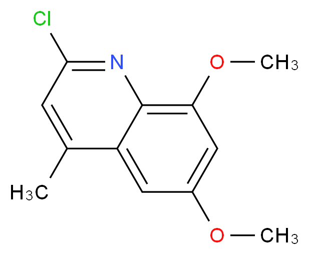 2-chloro-6,8-dimethoxy-4-methylquinoline_分子结构_CAS_938459-20-2)