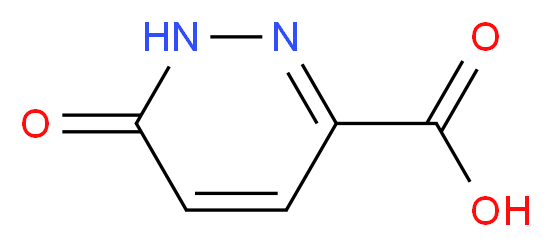 6-oxo-1,6-dihydropyridazine-3-carboxylic acid_分子结构_CAS_)