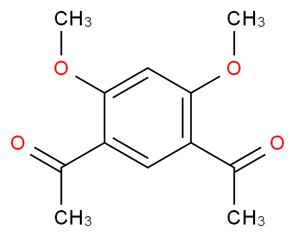 1-(5-acetyl-2,4-dimethoxyphenyl)ethan-1-one_分子结构_CAS_3098-67-7