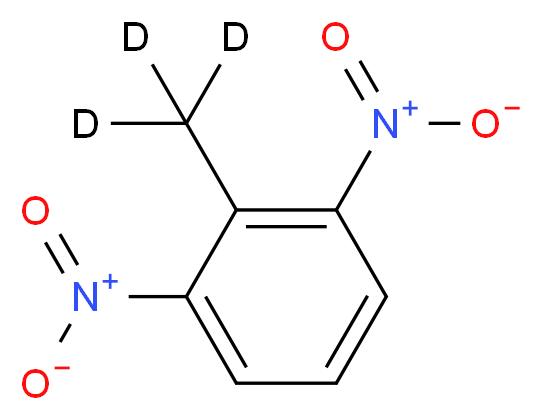 2-(<sup>2</sup>H<sub>3</sub>)methyl-1,3-dinitrobenzene_分子结构_CAS_93951-90-7