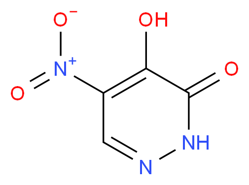 4-hydroxy-5-nitro-2,3-dihydropyridazin-3-one_分子结构_CAS_2854-59-3