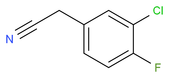 3-Chloro-4-fluorophenylacetonitrile_分子结构_CAS_658-98-0)