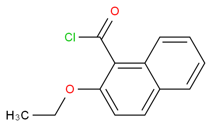 2-ethoxynaphthalene-1-carbonyl chloride_分子结构_CAS_55150-29-3