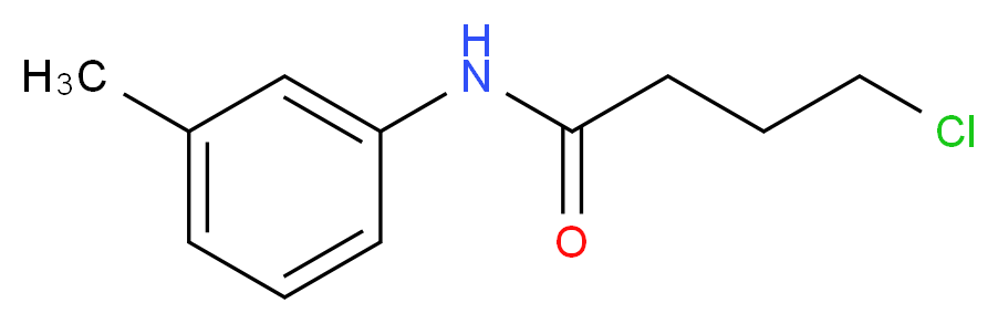 4-chloro-N-(3-methylphenyl)butanamide_分子结构_CAS_73863-44-2)