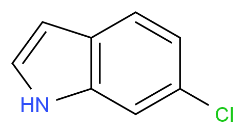 6-氯吲哚_分子结构_CAS_17422-33-2)