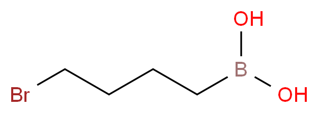 (4-bromobutyl)boronic acid_分子结构_CAS_61632-72-2