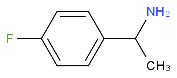 4-Fluoro-alpha-methylbenzylamine 97%_分子结构_CAS_403-40-7)