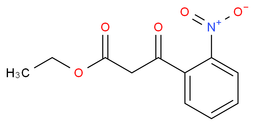 2-硝基苯甲酰乙酸乙酯_分子结构_CAS_52119-39-8)